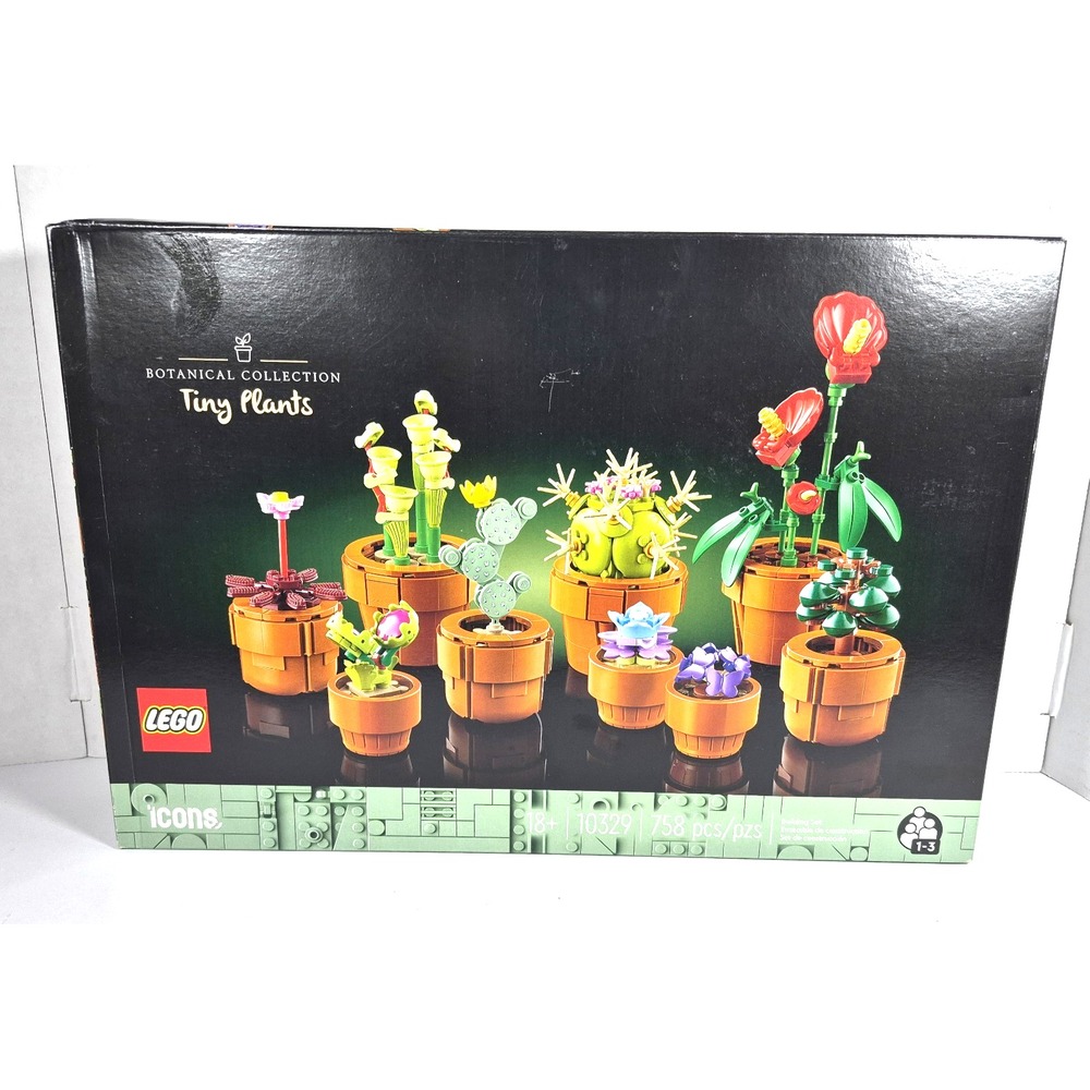 LEGO Botanicals Tiny Plants - Indoor Plant Building Set 10329 New Sealed